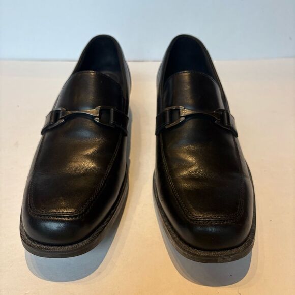 Bostonian Men\'s Classic Black Leather Loafers Dressy Size 10.5W main image 8